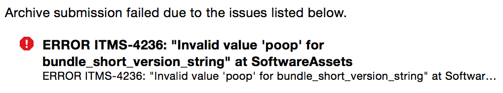 Poop Upload Fails