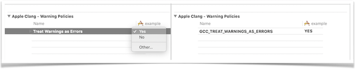 Cxx Treat Warnings as Errors